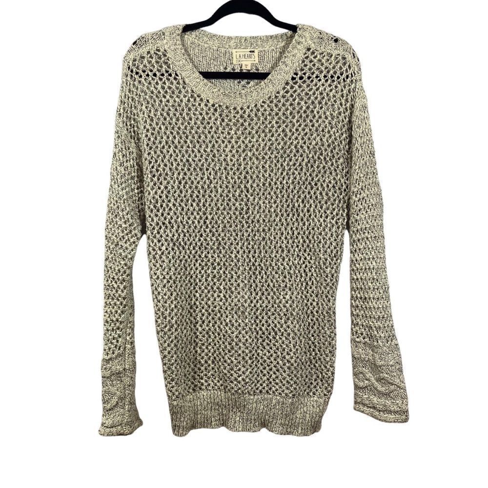 L.a. Hearts Open Weave Sweater